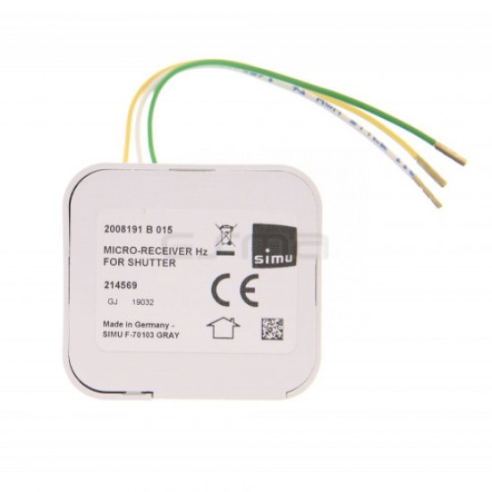 Micro receiver Hz for SIMU roller blinds | SOMFY 2008191