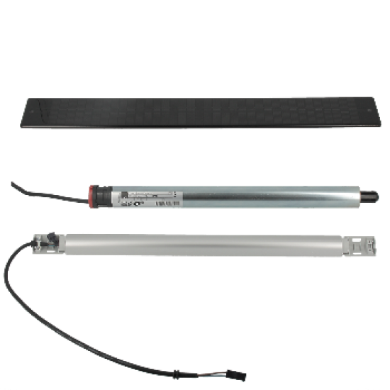 SIMU 9/168 tubular motor II 12V DC + solar panel kit | SOMFY 2009399